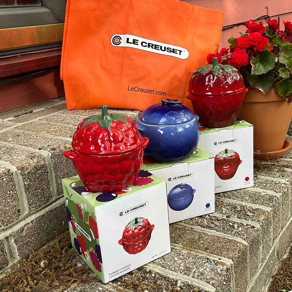 BUNDLE OF 3 LE CREUSET FRUIT COCOTTE